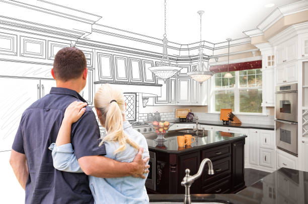Professional Kitchen Flooring technician working in Falls Church, VA
